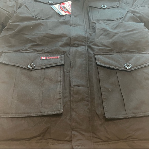 Black Faux Fur-Accent Hooded Parka - Men
Canada Weather Gear size L - Picture 8 of 16